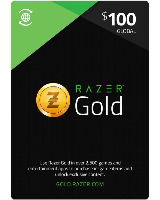 Razer Gold $100 (Global) - Instant Delivery