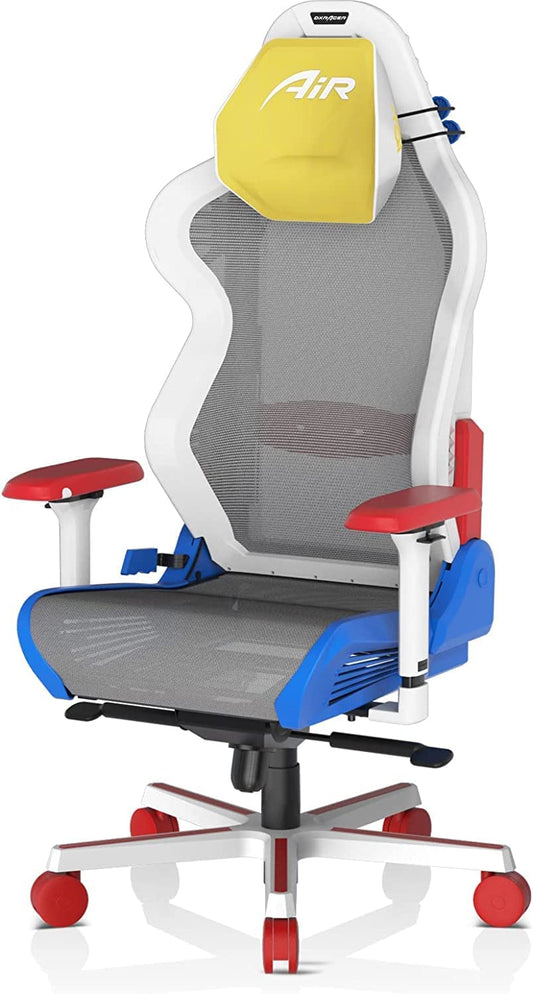 Dxracer Air-The Most Breathable Mesh Gaming Chair-Yellow, Red & Blue