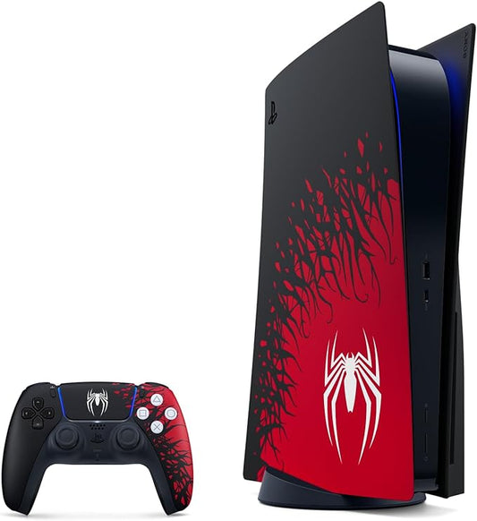 PlayStation 5 Standard Edition Disc Console with Marvel's Spiderman 2 Voucher - 1 Year Warranty