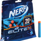 Nerf Elite 2.0 20-Dart Refill Pack - Includes 20 Official Nerf Elite 2.0 Darts, Compatible With All Nerf Elite Blasters