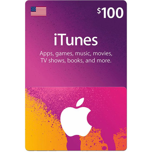 iTunes Gift Card $100 (US) - Instant Delivery