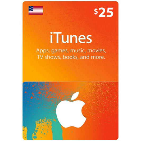 iTunes Gift Card $25 (US) - Instant Delivery