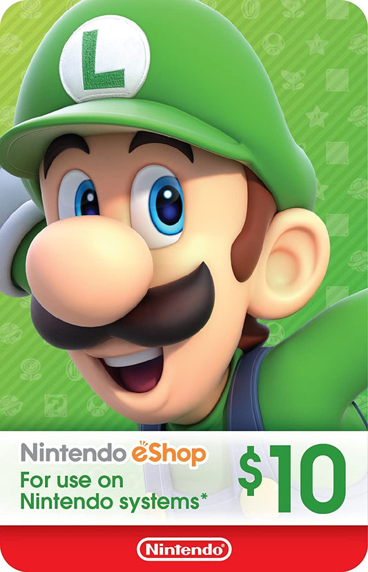 Nintendo eShop Gift Card- USA store- 10 USD - Games Corner