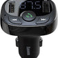 Baseus T typed S-09A Bluetooth MP3 car charger（Standard edition）Black - Games Corner
