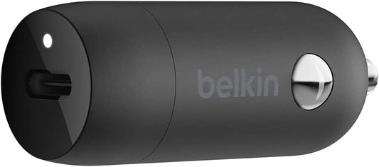 Belkin USB-C Fast Car Charger 20W-Black (iPhone Fast Charger Compatible with iPhone & Samsung - Games Corner