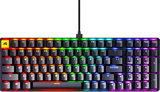 Glorious Gaming Keyboard - GMMK 2 - TKL Hot Swappable Mechanical Keyboard, Red Switches, - Games Corner