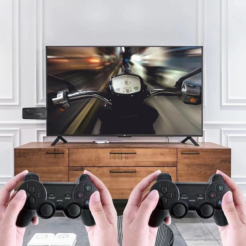Video Game Console 2.4G Double Wireless Controller Game Stick Lite 4K - Games Corner