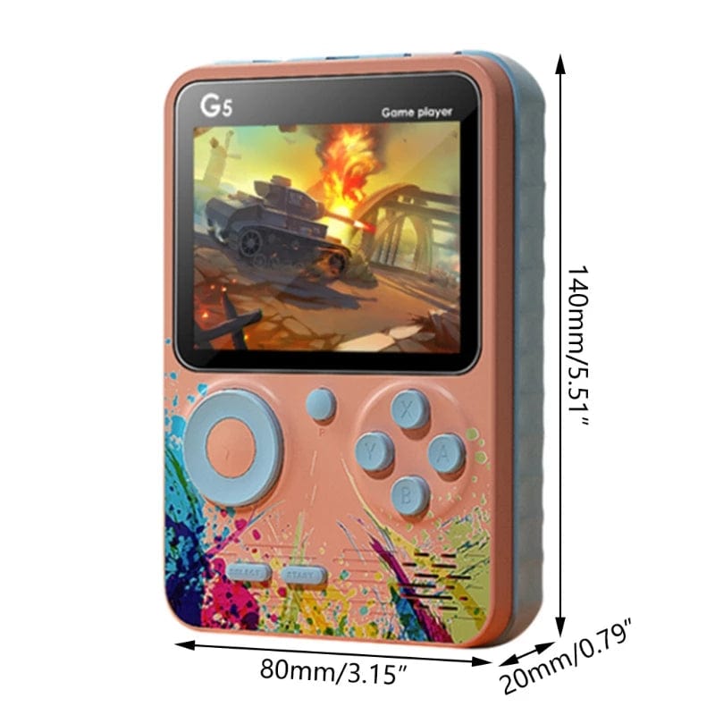 G5 Game Console 3.0 inch screen ratero game player build in 500 Games - Games Corner