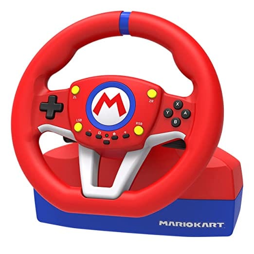 Hori Nintendo Switch Mario Kart Racing Wheel Pro Mini By - Officially Licensed By Nintendo - Nintendo Switch - Games Corner