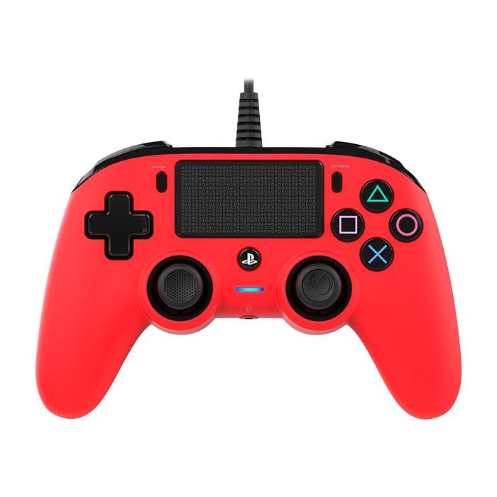 Nacon Wired compact Controller PS4 - Red - Games Corner